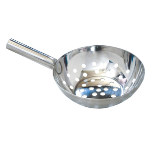 做疙瘩汤的漏勺搅团凉鱼凉粉凉虾漏瓢不锈钢大眼加厚家用面鱼粉条