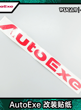AutoExe个性汽车贴纸适用改装饰贴车划痕遮挡贴反光贴通用玻璃贴