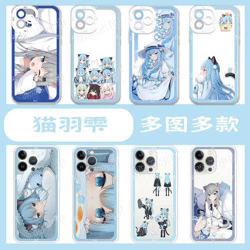 猫羽雫手机壳iphone16苹果15promax猫娘xs透明11适用华为p70荣耀X60真我neo7se小米15可爱一加13VIVOX200pro