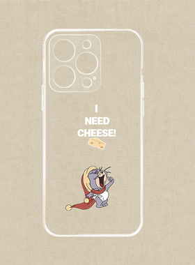 小侄子猫和老鼠泰菲iphone13手机壳苹果14promax软xs透明11定制se2小众适用vivo红米小米Tuffy可爱oppo吃货xr