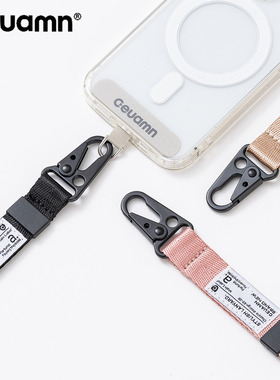 手机挂绳防丢手绳腕带链夹片固定挂饰绳子短款抽拉可调节手腕挂绳