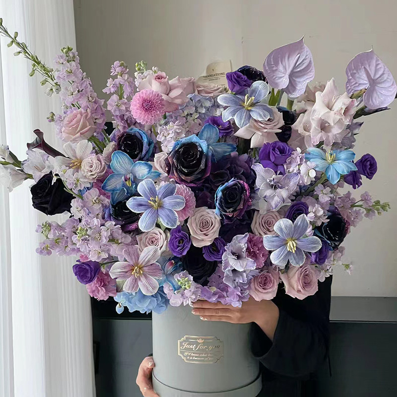 北京鲜花同城速递郁金香混搭升职纪念日生日杭州广州深圳上海南京