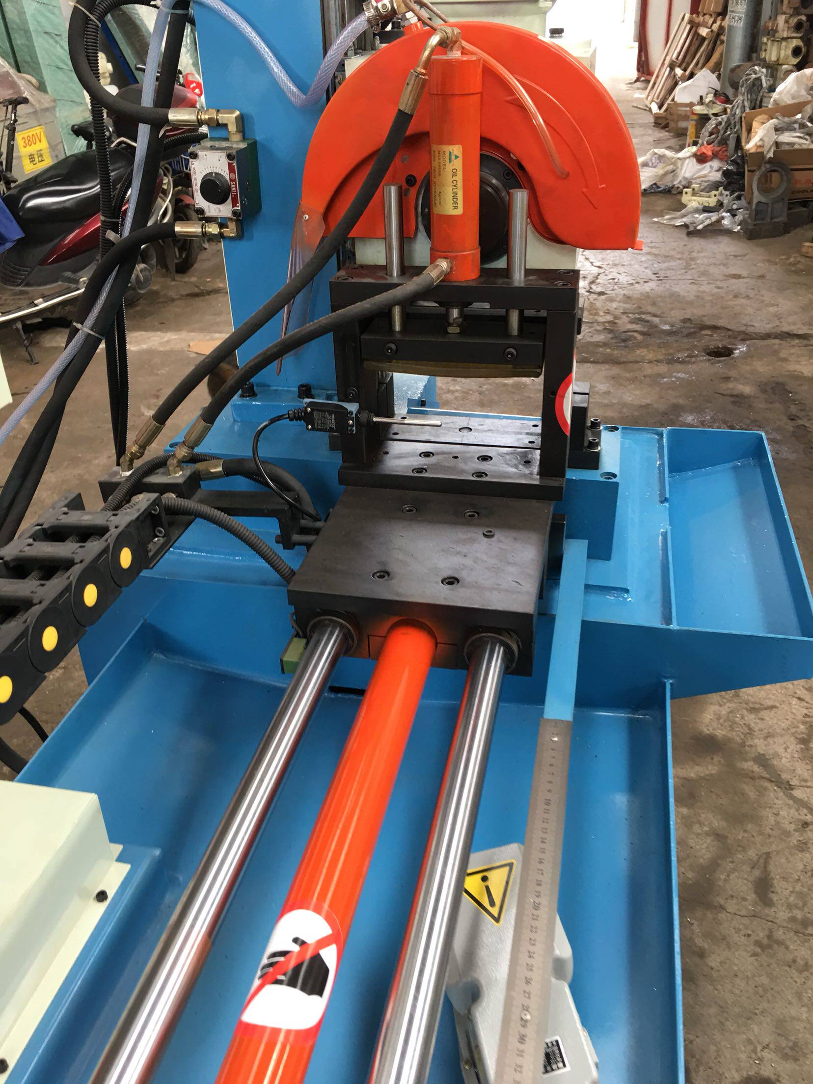 355数控全自动切管机自动送料数控切割机钢管下料机无毛刺水锯机