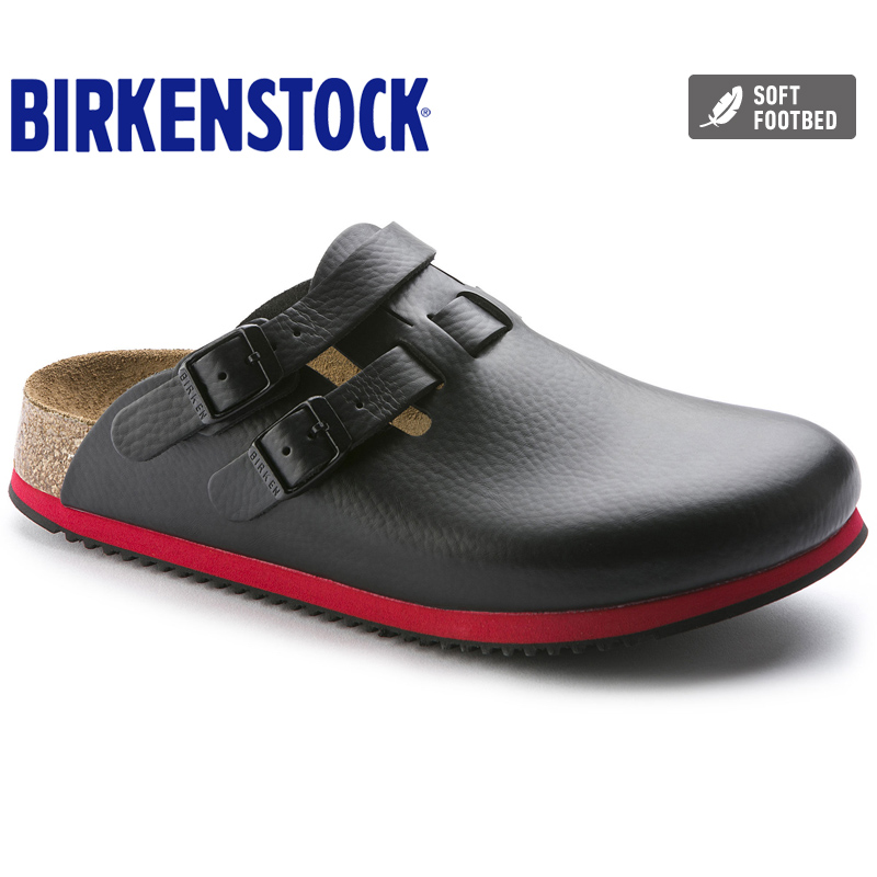 BIRKENSTOCK两穿软底牛皮工作鞋