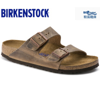 BIRKENSTOCK正品勃肯软木鞋德国进口外穿男女两扣牛皮软底Arizona