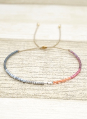 新品小众ins波西米亚复古风高级感气质叠带学生闺蜜个性小手链女