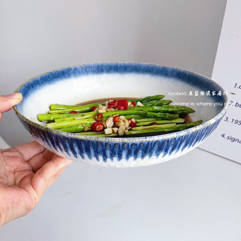 【摆拍巨高级流星设计菜碗】ins陶瓷水果沙拉碗面碗汤碗深盘瑕疵,餐饮具,碗,淘宝优惠券,粉丝福利购,淘宝优惠卷