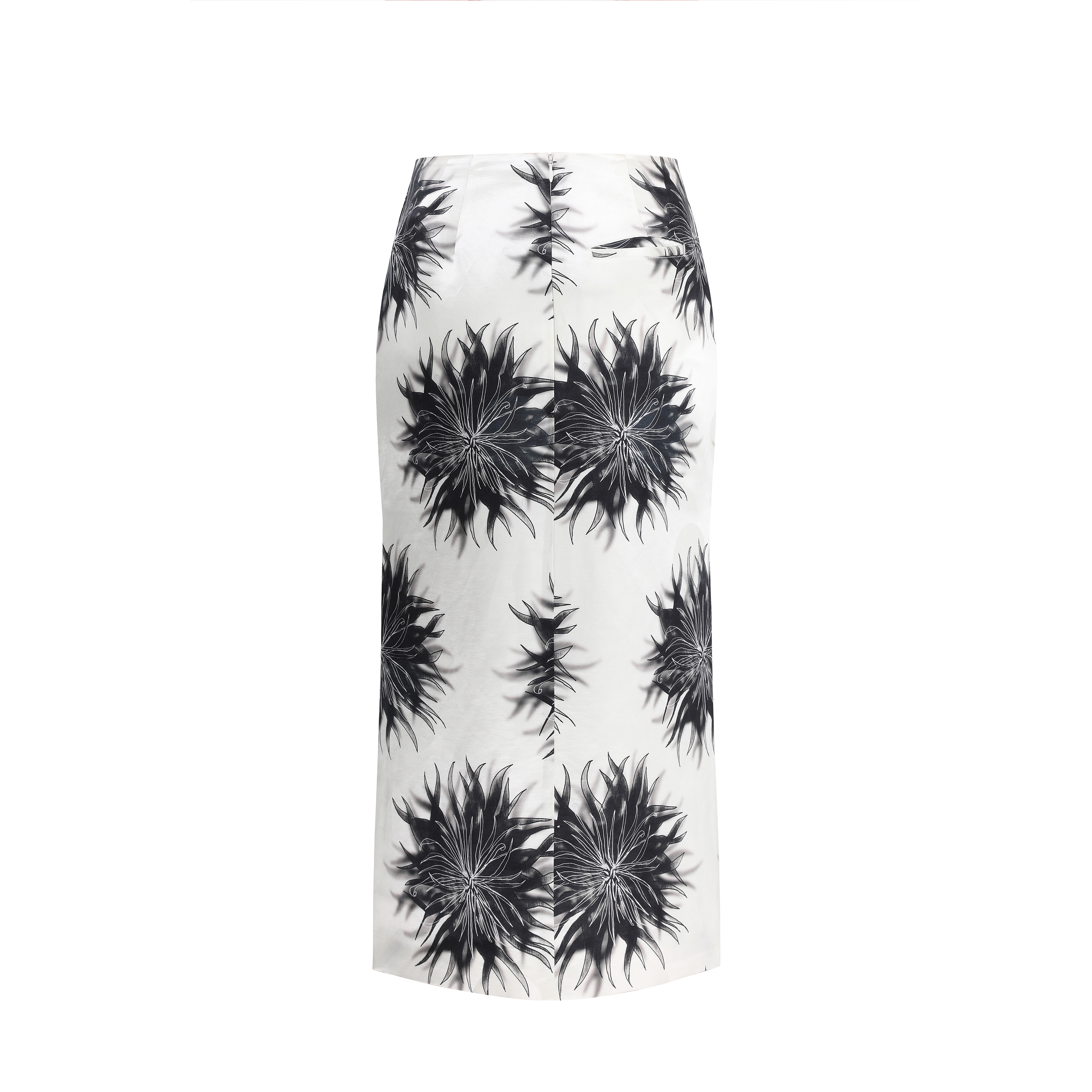 Samuelguiyang | 25早秋双开叉黑色大花半裙