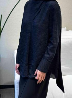 Studio nicoleson | 24秋冬左飘带套头衬衫