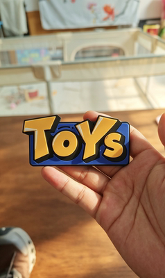 汽车装饰品车标TOYS玩具车标3D立体创意网红高级感马里奥小红书