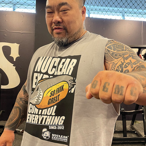 核爆炸硬汉潮流运动休闲无袖背心