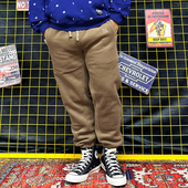 核爆炸秋冬季 加绒男卫裤 潮流保暖纯色百搭大码 加厚束脚休闲长裤