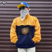 核爆冬季 运动休闲机车滑雪防风抓绒外套 保暖潮流拼色撞色宽松大码