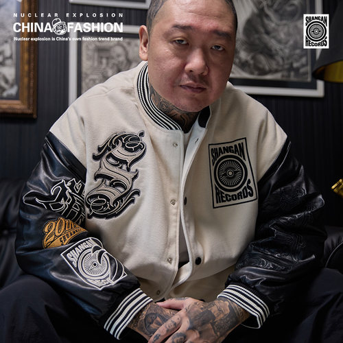 NE核爆炸×爽子上岸联名棒球棉服