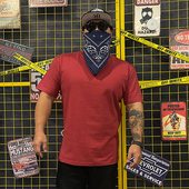 t恤 短袖 核爆炸西海岸奇卡诺重磅纯棉宽松大码 多色纯色百搭基本款