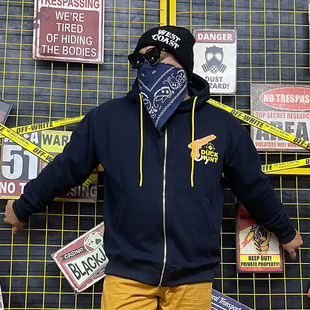 卫衣男 秋冬卡通连帽开衫 核爆炸打鸭子任天堂FC经典 射击游戏怀旧款