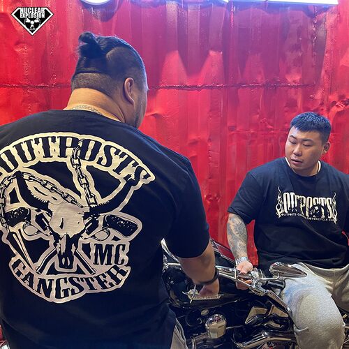 ogmc哈雷摩托俱乐部队服短袖