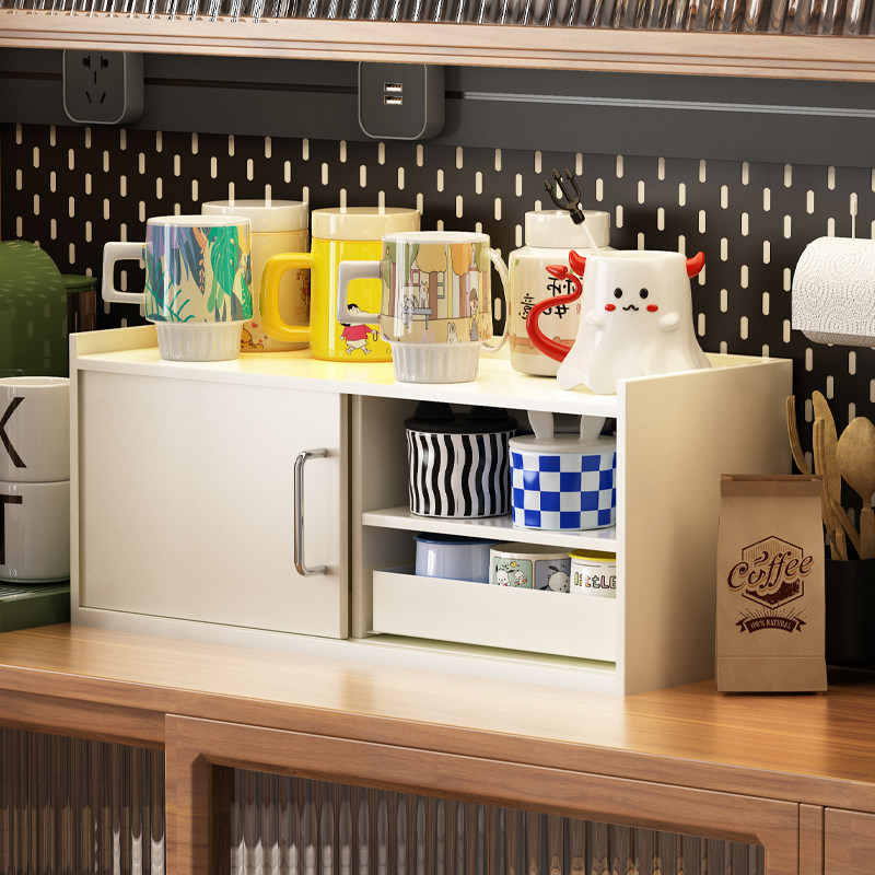 杯子收纳置物架餐桌茶叶茶具分层储物柜水吧台面咖啡杯水杯收纳盒,家庭/个人清洁工具,杯架,淘宝优惠券,粉丝福利购,淘宝优惠卷