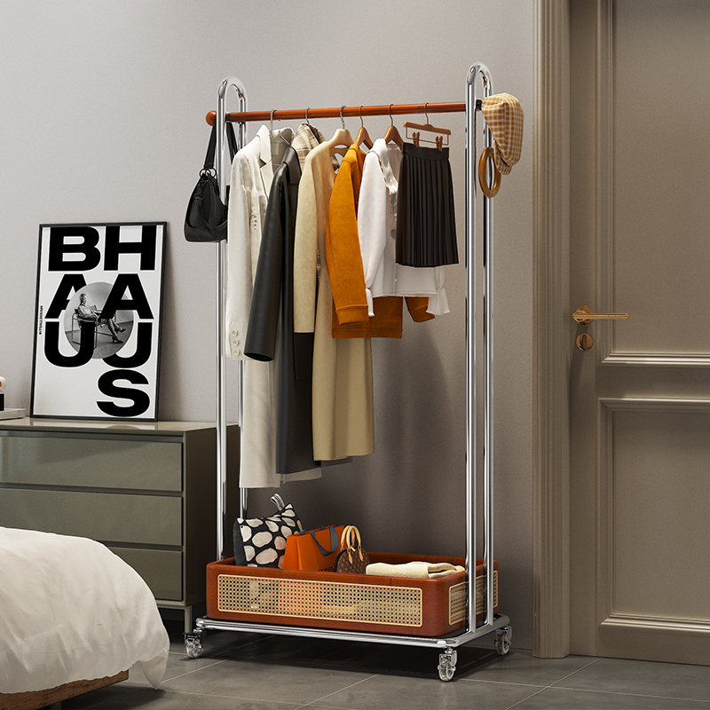 a生落地挂衣架卧室衣帽架挂包架