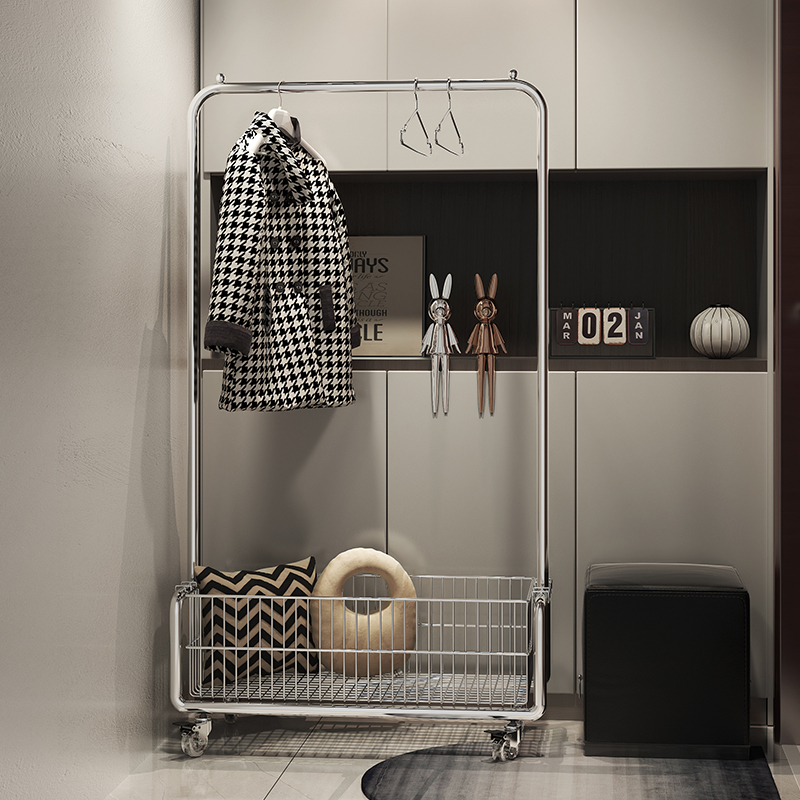 A生移动衣帽架卧室落地挂衣架