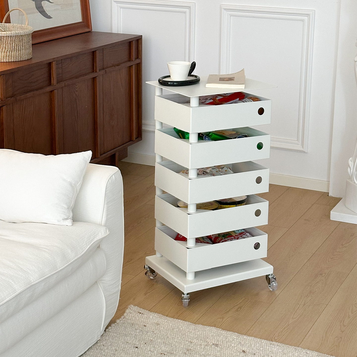 a生零食架沙发边几柜床头置物架