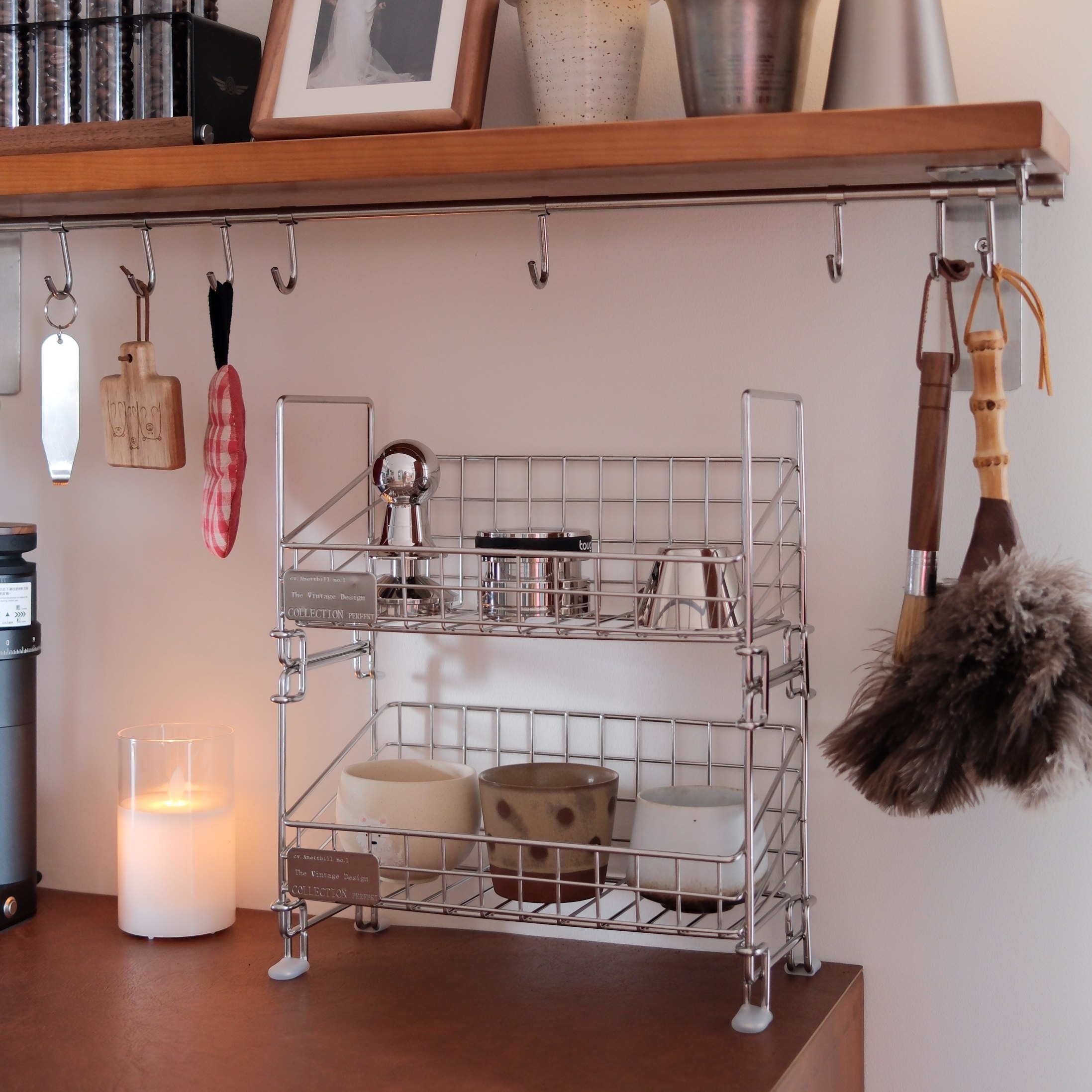 不锈钢杯架水吧台面咖啡角水杯置物架茶包收纳盒咖啡器具沥水架子,家庭/个人清洁工具,杯架,淘宝优惠券,粉丝福利购,淘宝优惠卷