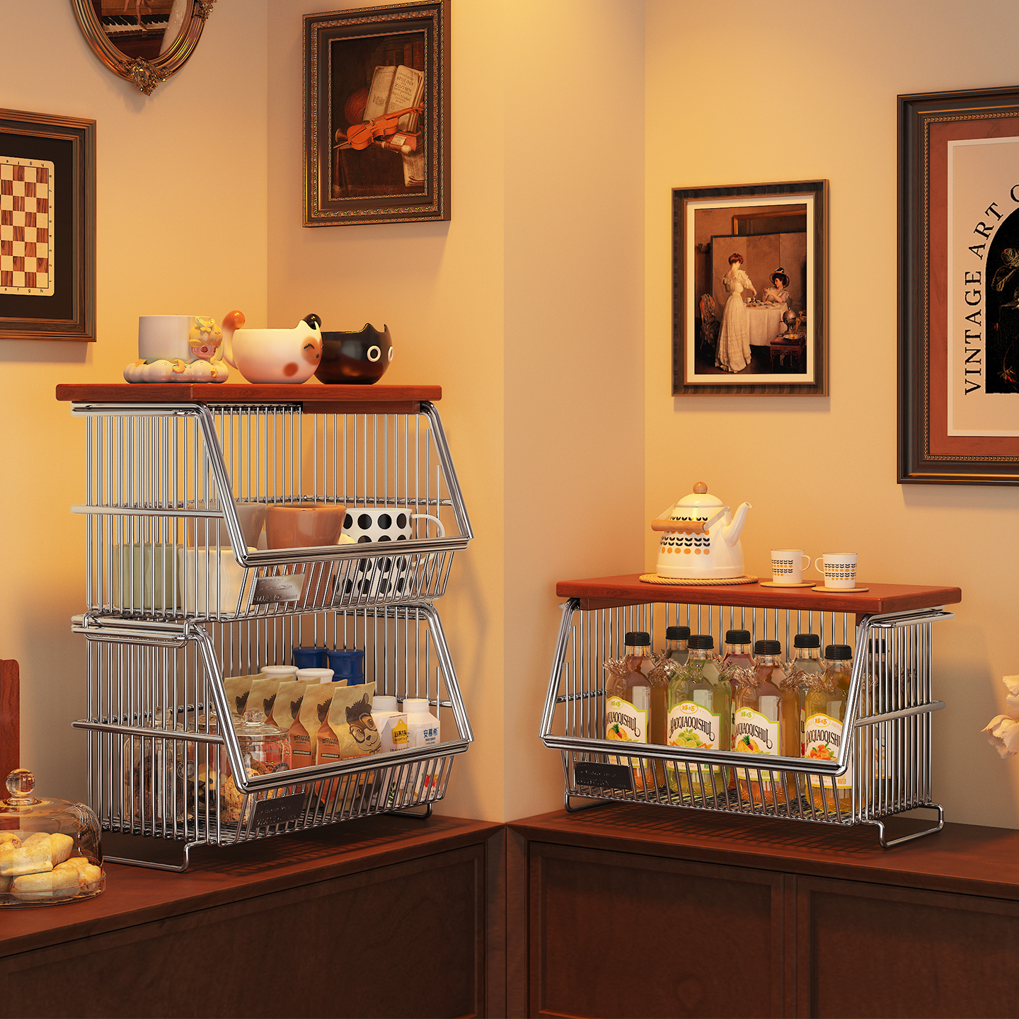 a生高颜值多功能客厅杂物储物盒