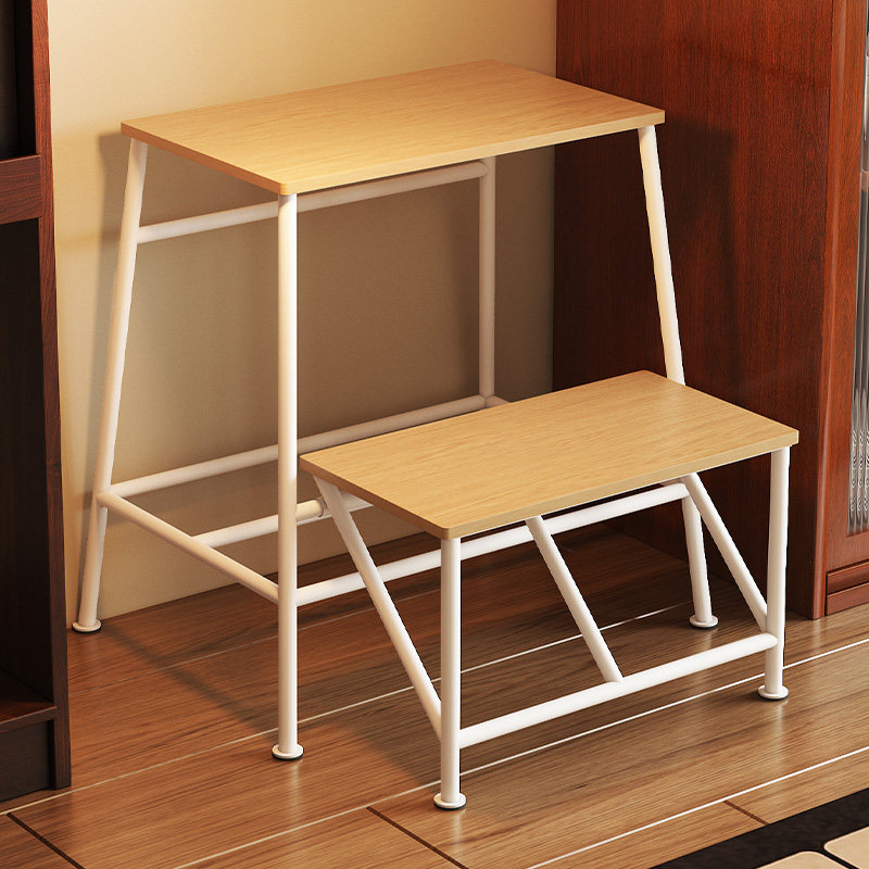 实木梯凳可折叠凳子换鞋凳