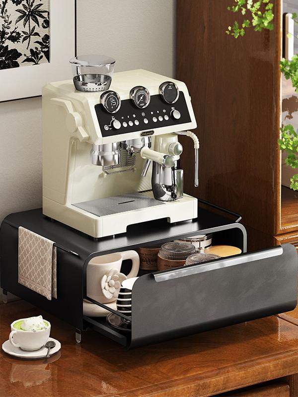 家用防尘杯架桌面咖啡机置物架分层水杯收纳架子咖啡杯茶杯储物柜