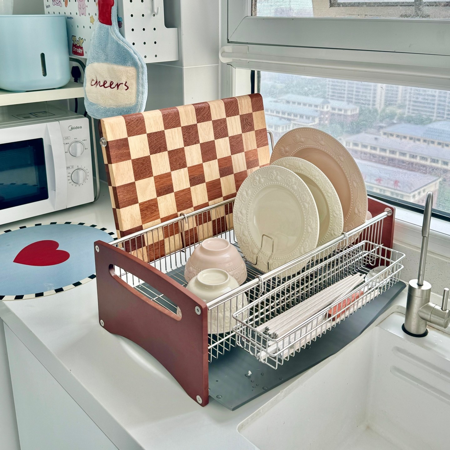 a生304不锈钢碗碟收纳架厨房水槽餐具沥水篮子筷子勺子菜板放置架,厨房/烹饪用具,碗架,淘宝优惠券,粉丝福利购,淘宝优惠卷