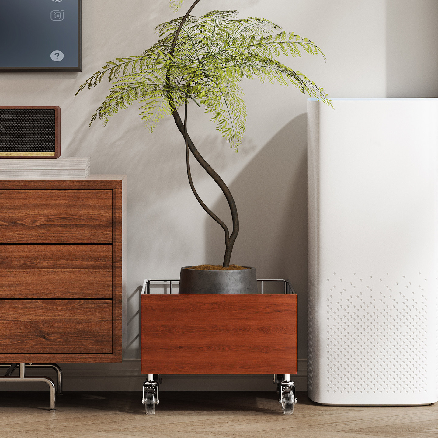 中古风高颜值客厅花架阳台可移动多功能置物架花草盆栽收纳小推车,住宅家具,搁板/置物架/家用陈列架,淘宝优惠券,粉丝福利购,淘宝优惠卷