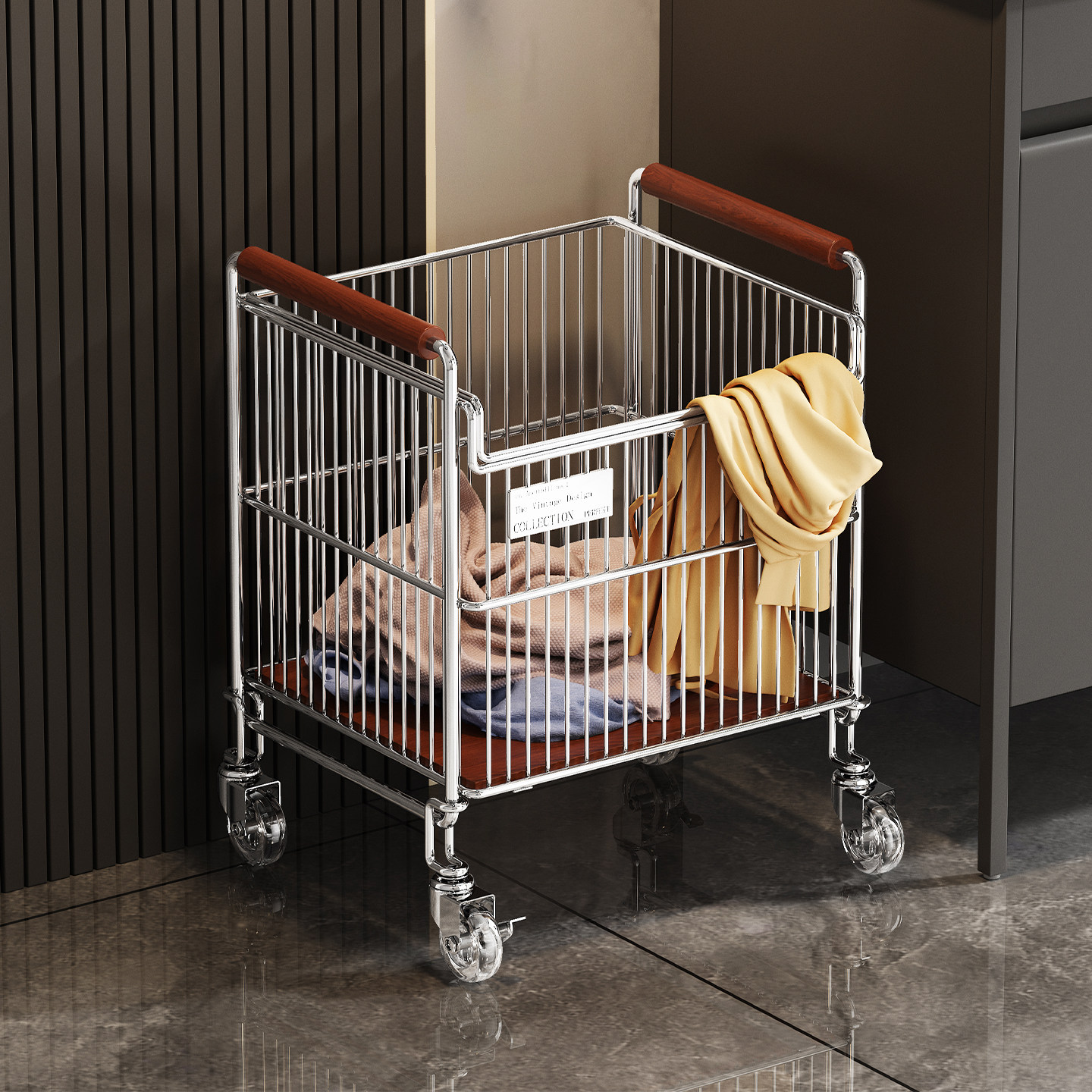 脏衣篓家用衣服收纳筐带轮卫生间洗衣篮子浴室柜下脏衣篮移动推车,收纳整理,脏衣篮,淘宝优惠券,粉丝福利购,淘宝优惠卷