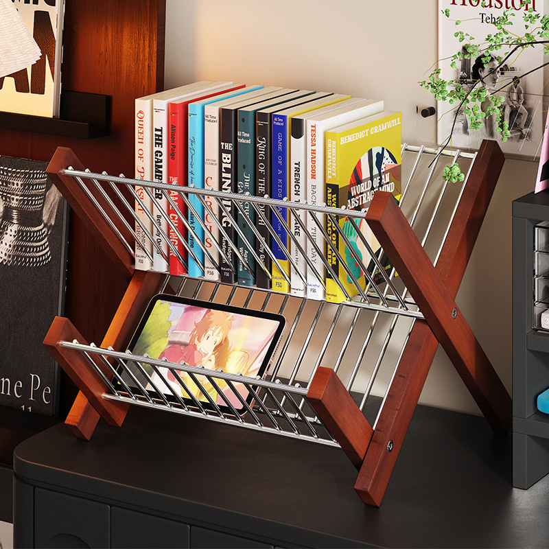 a生中古风家用可折叠书架