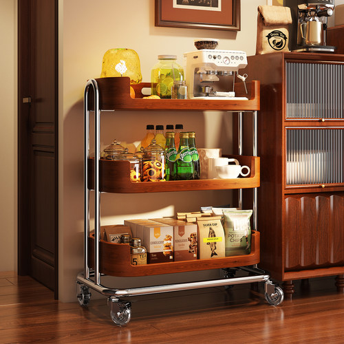 a生零食置物架客厅大容量小推车