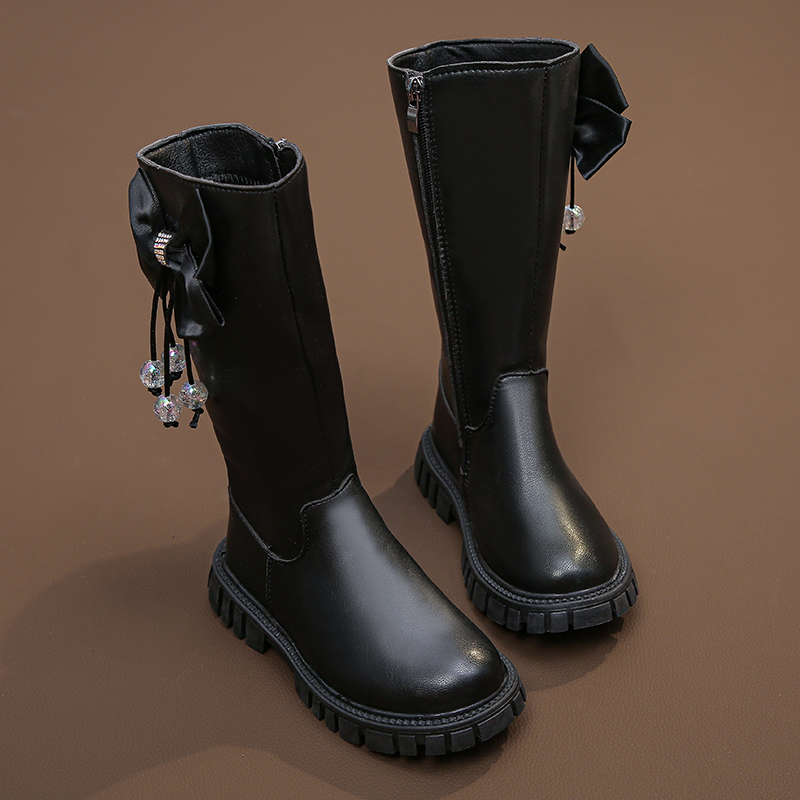 韩版时尚女童高筒马丁靴