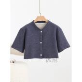 秋冬防寒女护肩膀护颈椎肩周保暖披肩睡觉中老年短袖 开衫 月子坎肩