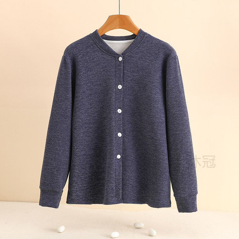 德绒保暖内衣女秋冬季防寒外套蚕丝发热外穿秋衣加厚磨毛内搭开衫,女士内衣/男士内衣/家居服,保暖上装,淘宝优惠券,粉丝福利购,淘宝优惠卷