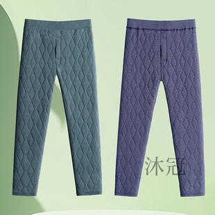 爸爸内穿衬裤 中老年人保暖裤 防寒爷爷加绒加厚高腰大码 冬季 男棉裤