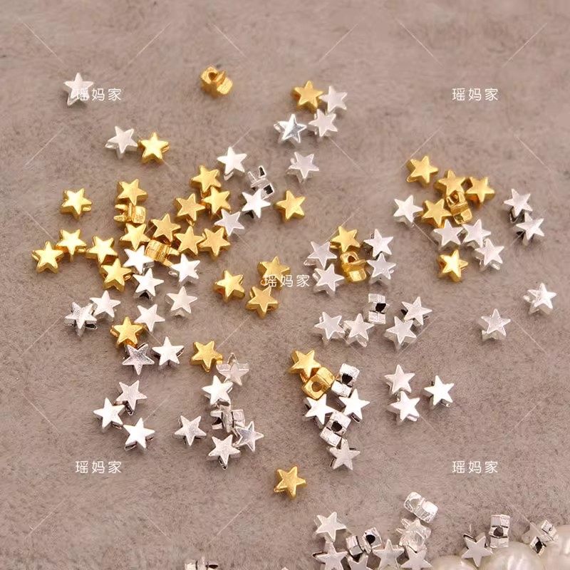 包邮5mm合金星星隔珠手链配饰手工diy手链手串串珠隔珠配饰,饰品/流行首饰/时尚饰品新,其他DIY饰品配件,淘宝优惠券,粉丝福利购,淘宝优惠卷