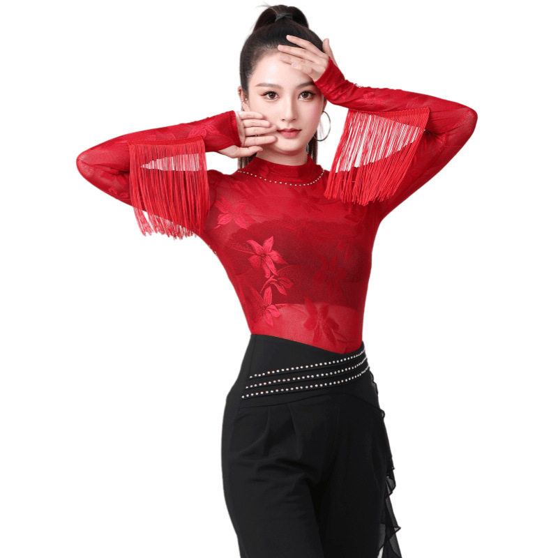 2026新款女拉丁舞连体练功服