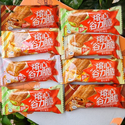 福建膨化食品饼干熔心谷力脆夹心