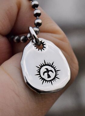 进口男女925纯银鹰牌吊坠