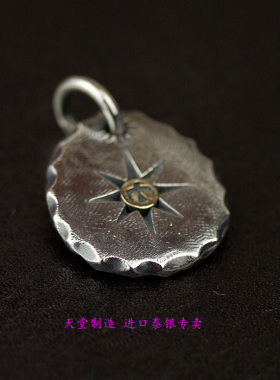 泰国进口印第安风格飞鹰纯银吊坠