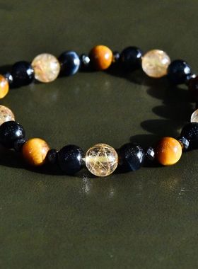 男士天然日系水晶手链