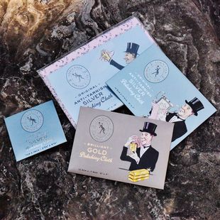 原装进口英国泰通擦银布正品TOWN TALK高效银器抛光布大30×45cm