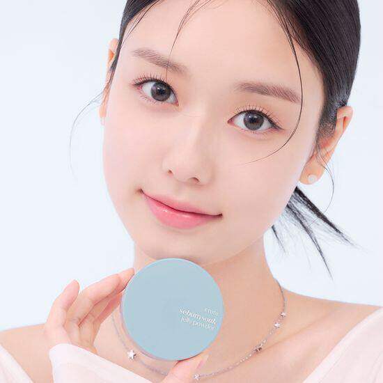 韩国Etude爱丽小屋定妆粉饼膏体去油脂哑光保湿清爽持久定妆8g