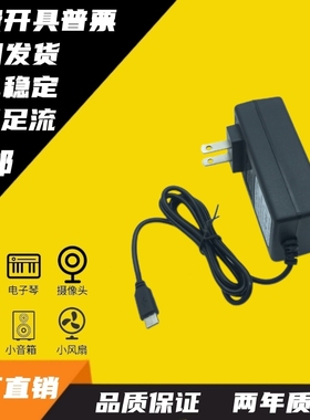 Type-C接口3V5V6V7.5V9V12V15V24V1A2A3A电源适配器充电器线通用