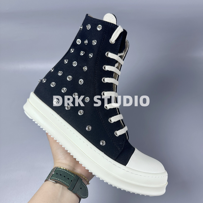 Black High-Top Rivet Style