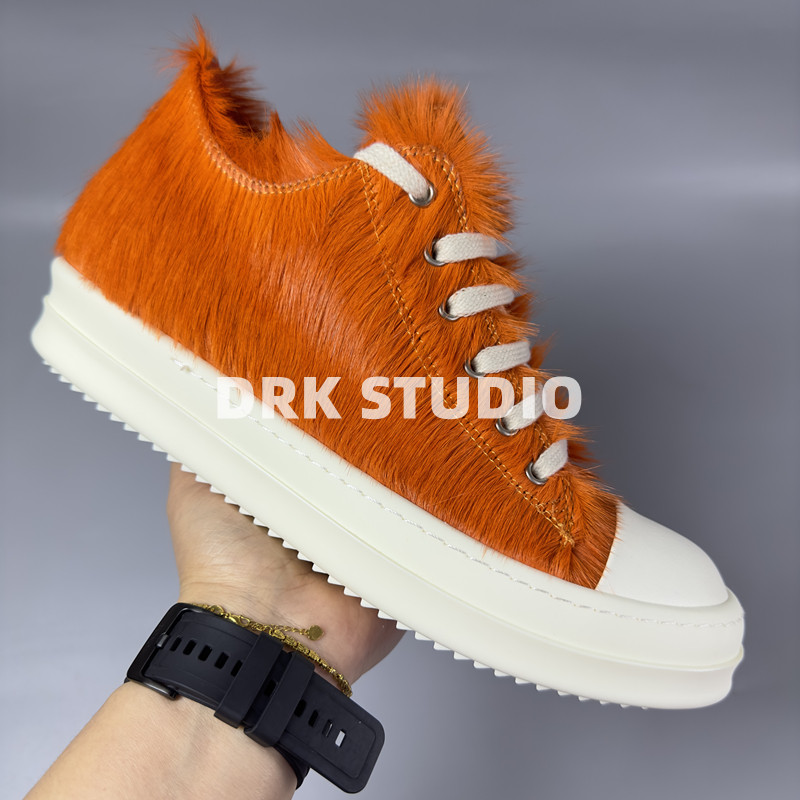 Orange Low-Cut Horse Hair