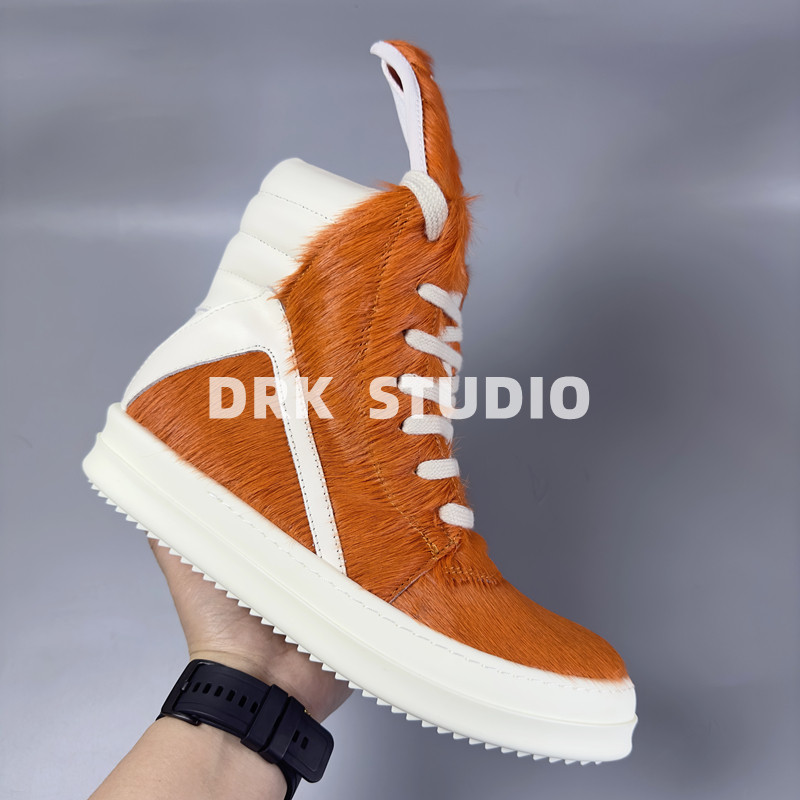 Orange Horse Hair Inverted Triangle